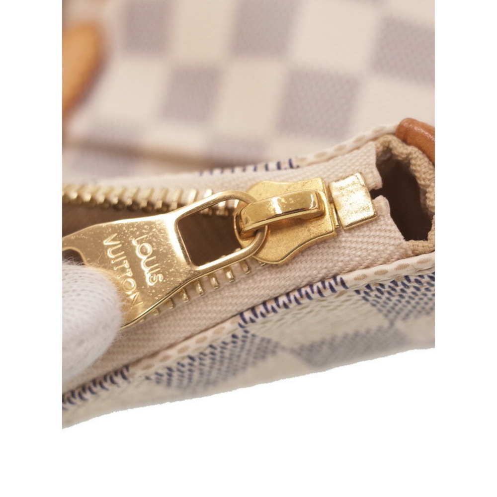 Louis Vuitton Totally MM Damier Azur Tote Bag White - Picture 8 of 9